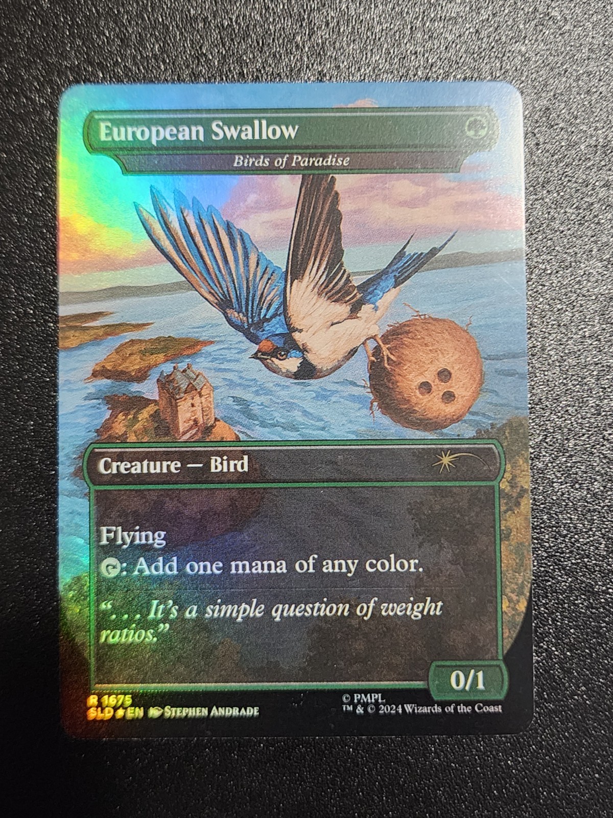 African/European Swallow/Birds of Paradise Foil Secret Lair Drop Series