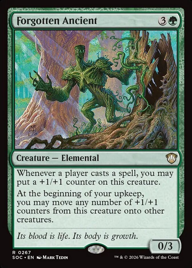 Forgotten Ancient – #26- Commander: Secrets of Strixhaven – NM MTG
