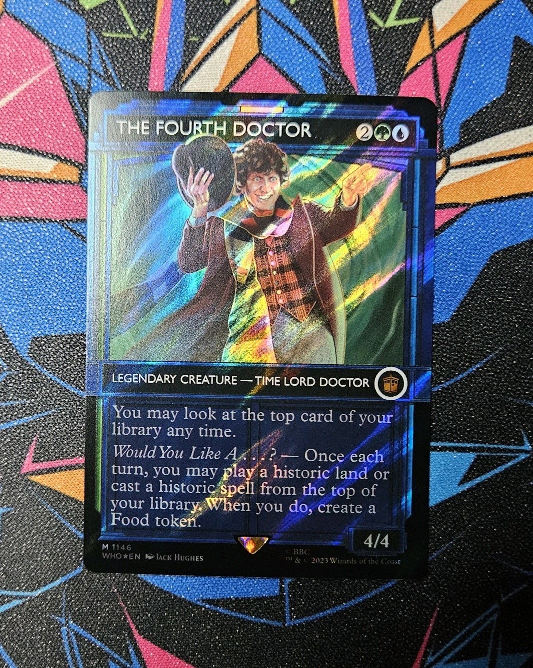 The Fourth Doctor NM Showcase Surge Foil MTG Doctor Who Unplayed Magic Gathering