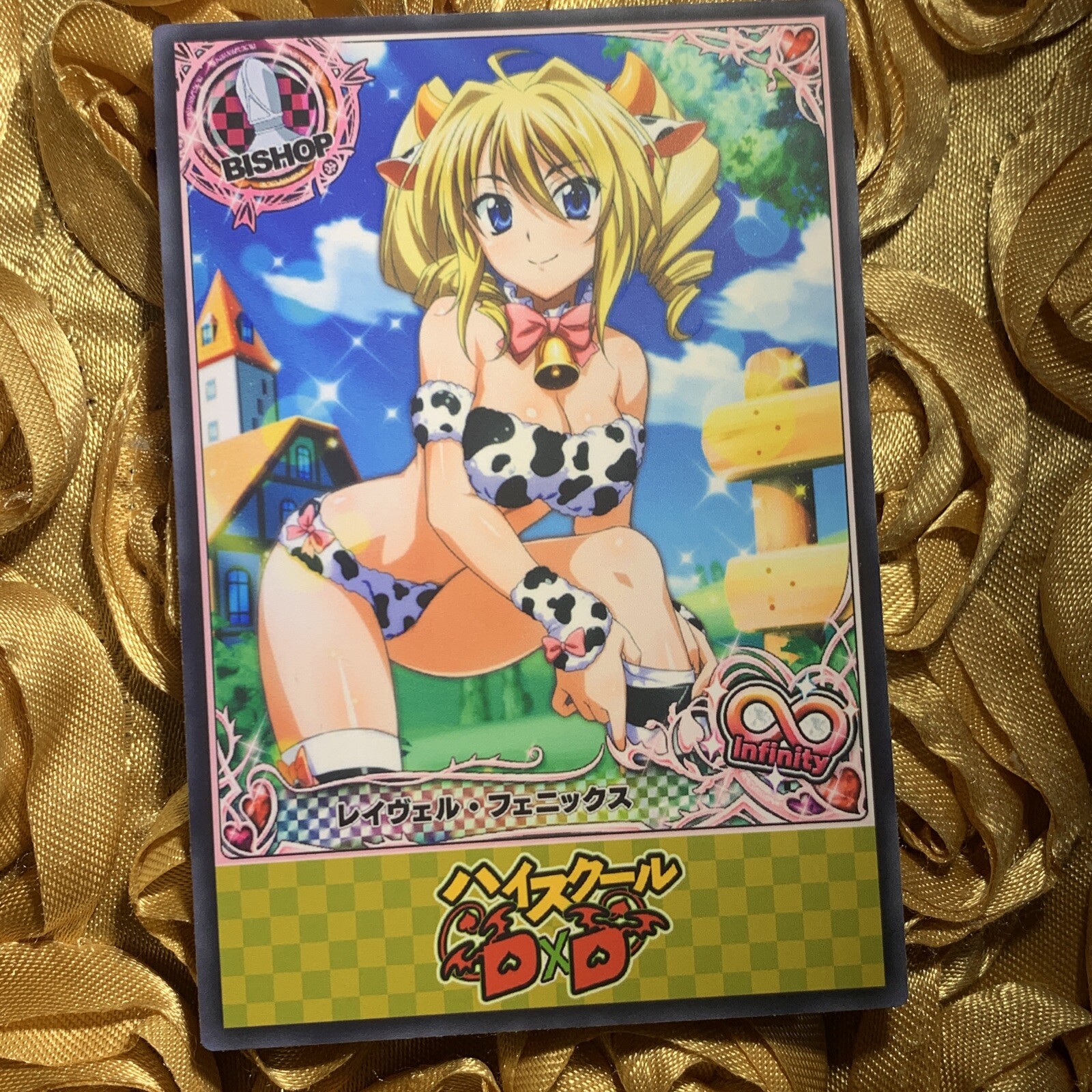Ravel Phoenix High School DxD Kitty Goddess Anime Waifu Girl Card Infinity