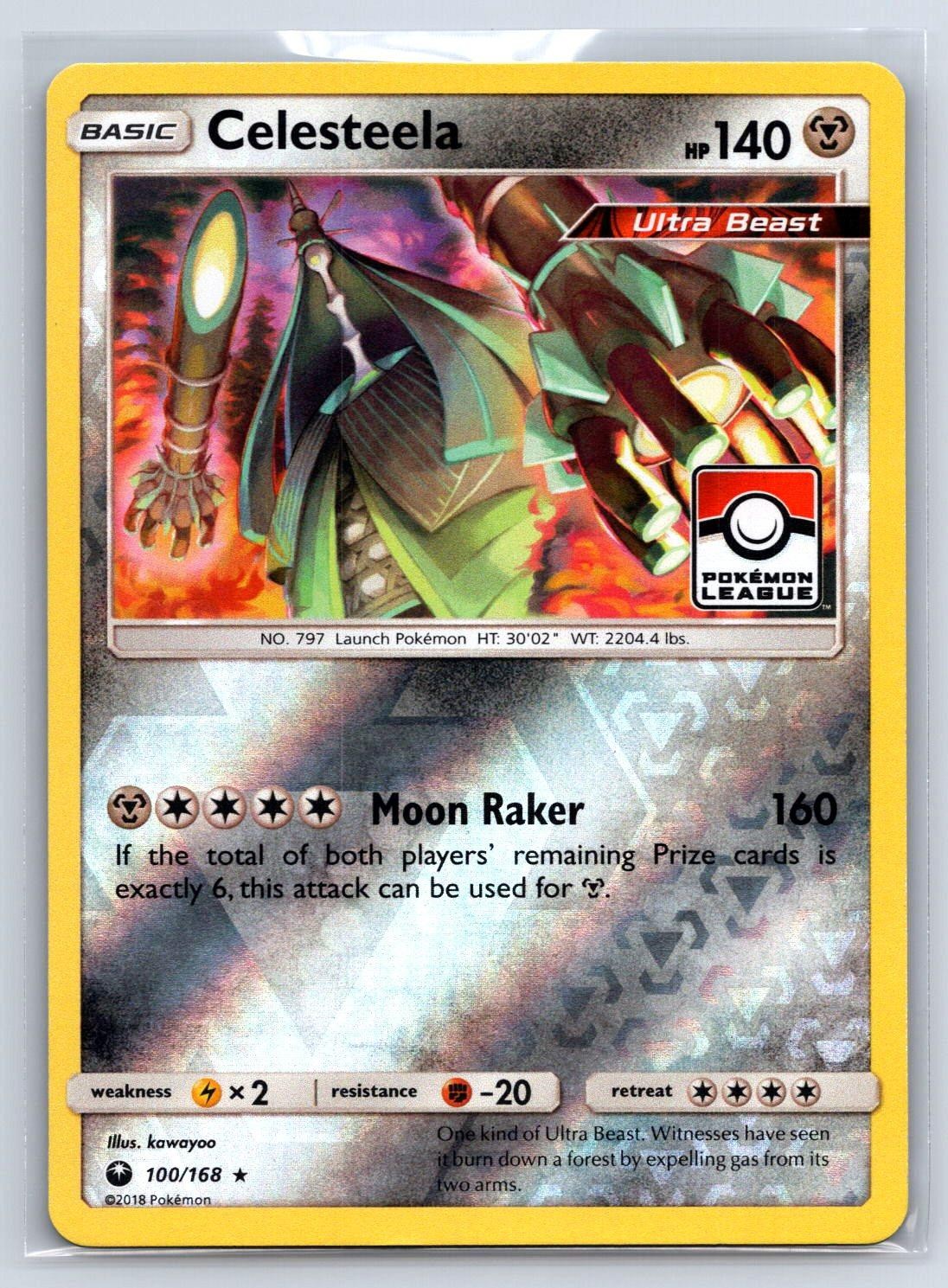 Celesteela (Pokemon League) 100/168 Pokemon Reverse Holo NM