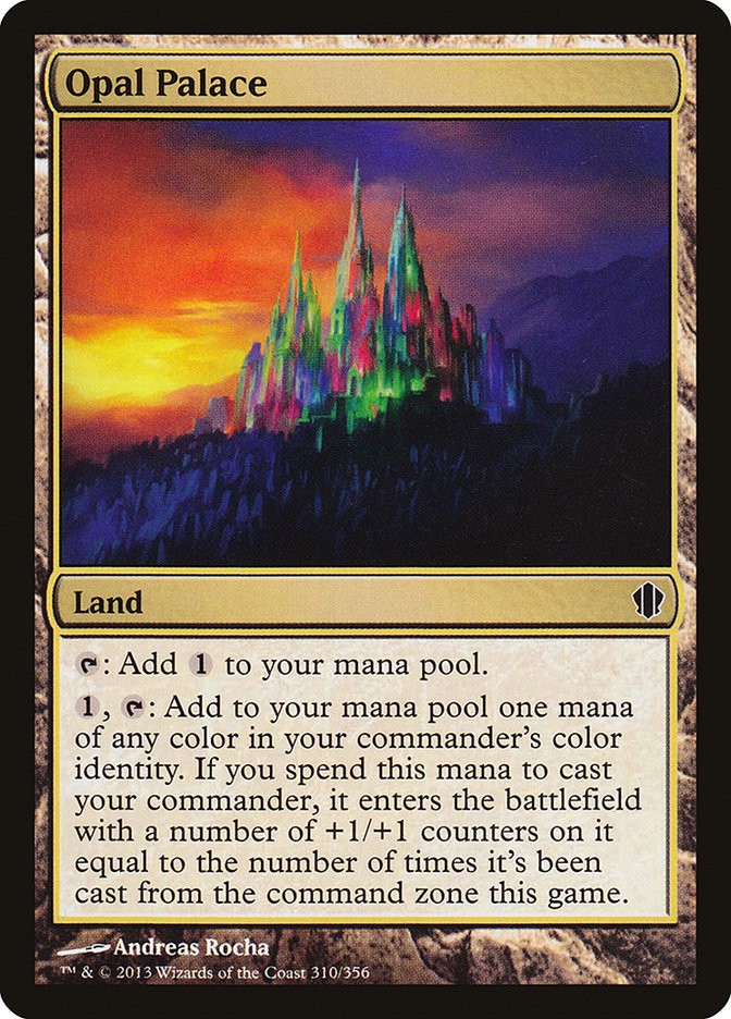 MTG Magic the Gathering Opal Palace (310/357) Commander 2013 LP