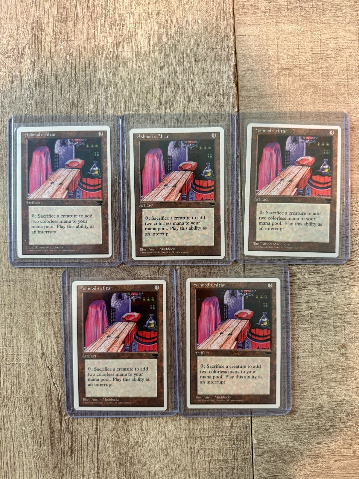 Ashnod’s Altar MTG Chronicles 1995 Artifact Commander Staple LP 🔥