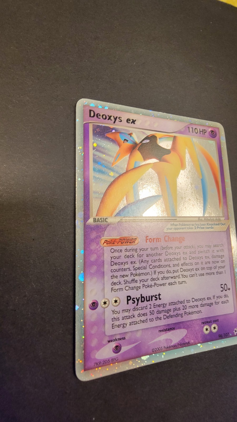 Deoxys ex (Attack Forme) – EX Deoxys 98/107 Holo Ultra Rare English