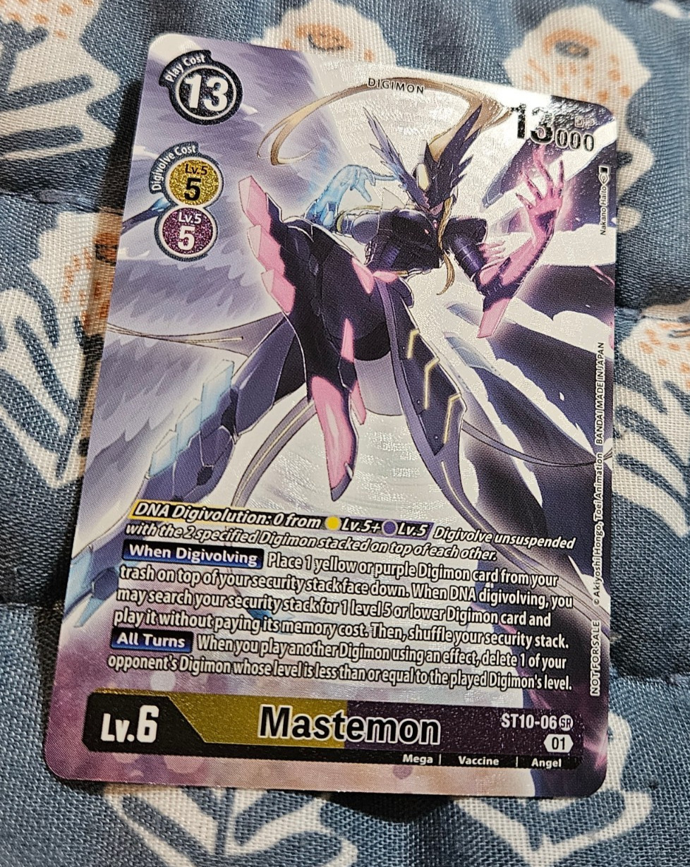 Mastemon FOIL Promo ST10-06 SR Alternate Art – Digital Hazard – Digimon