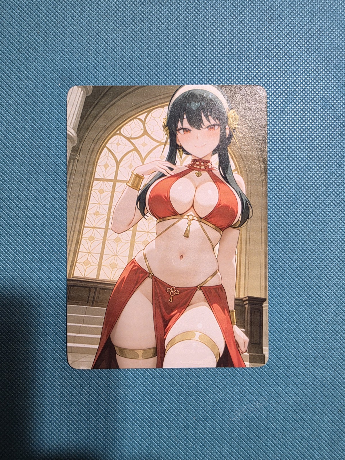 Double Sided Beautiful Waifu Card -Yor Briar -Custom DIY Fan Art Card