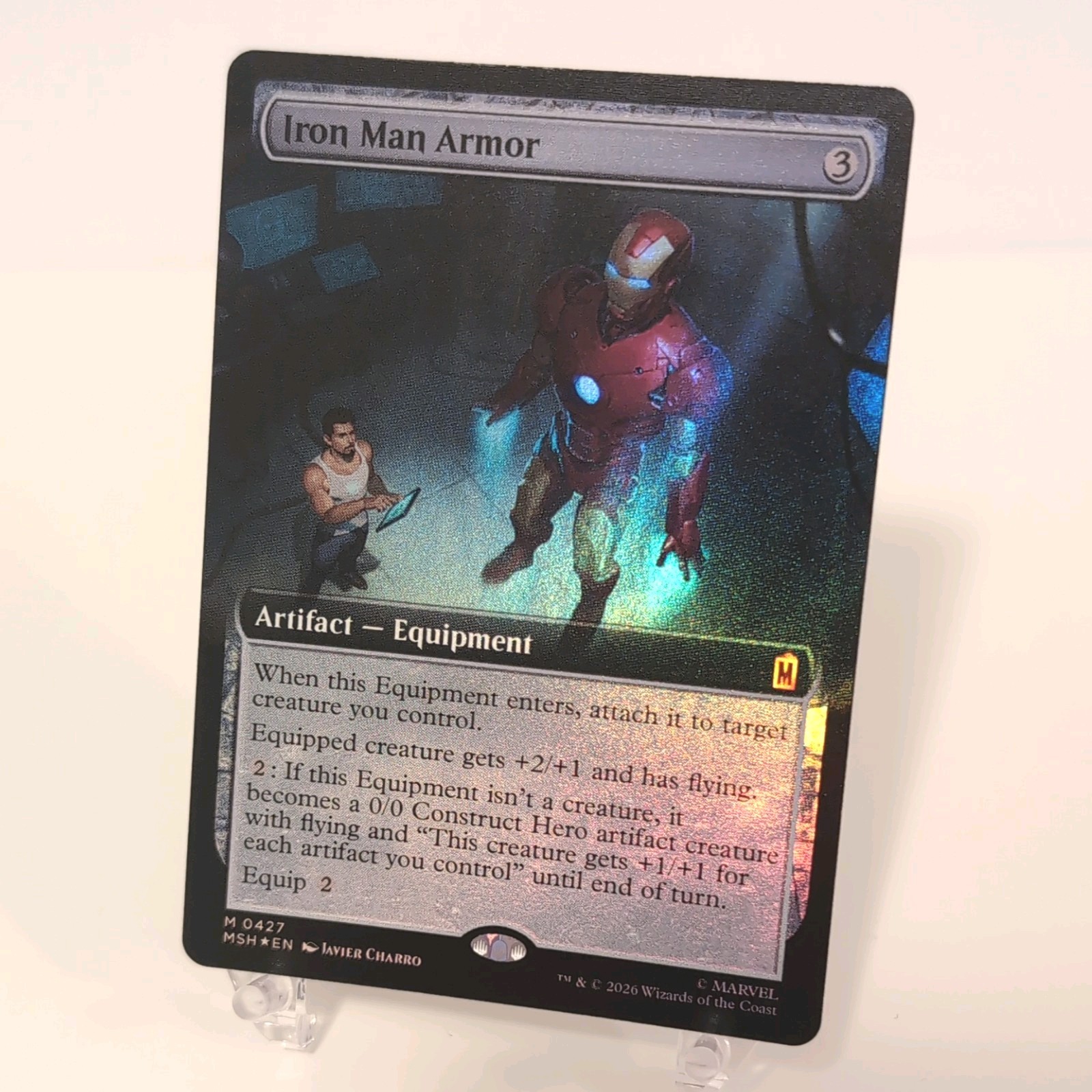 MTG Marvel Super Heroes Iron Man Armor 0427 EN Mythic Rare Foil