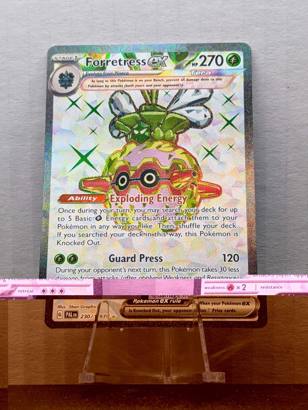 Forretress ex 230/193 Sv02: Paldea Evolved Holo