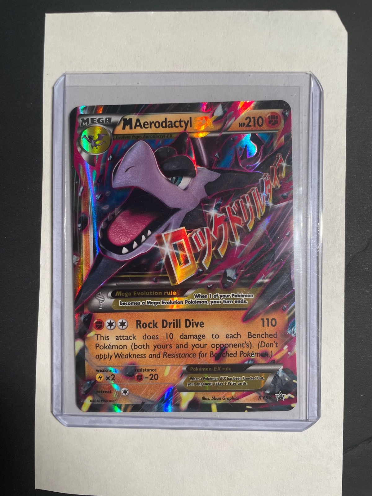 M Aerodactyl EX XY98 XY Holo NEAR MINT Pokémon card rare