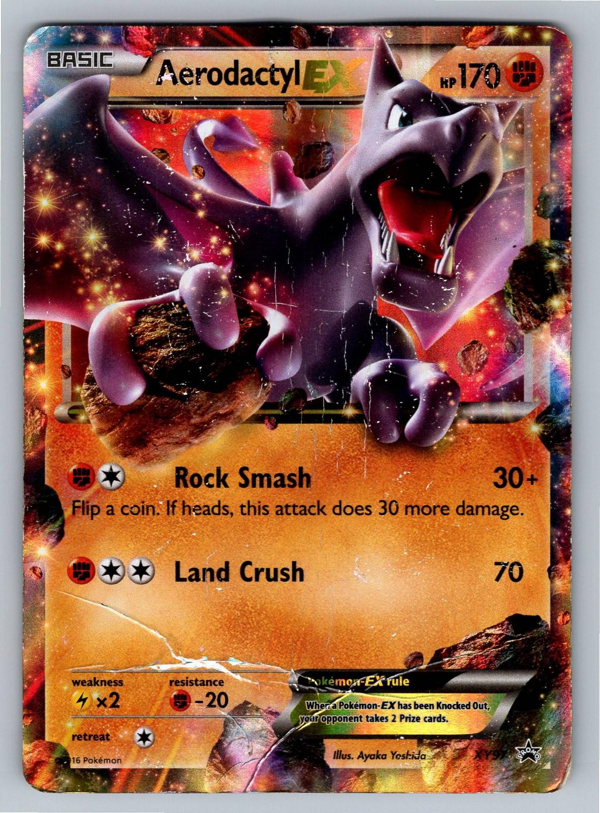 Aerodactyl EX XY97 Holo Promo XY Promo Pokemon Heavily Played