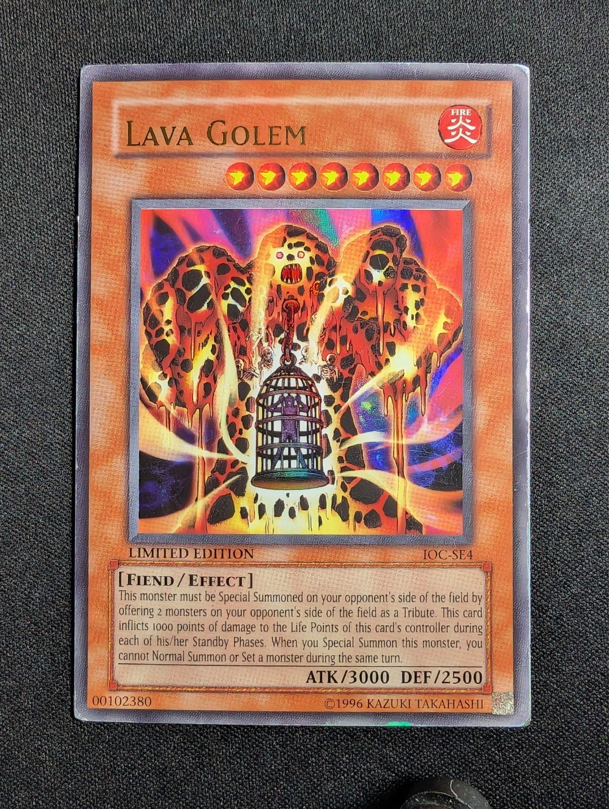 Yugioh – 2x Lava Golem IOC-SE4 Limited Edition Ultra Rare HP
