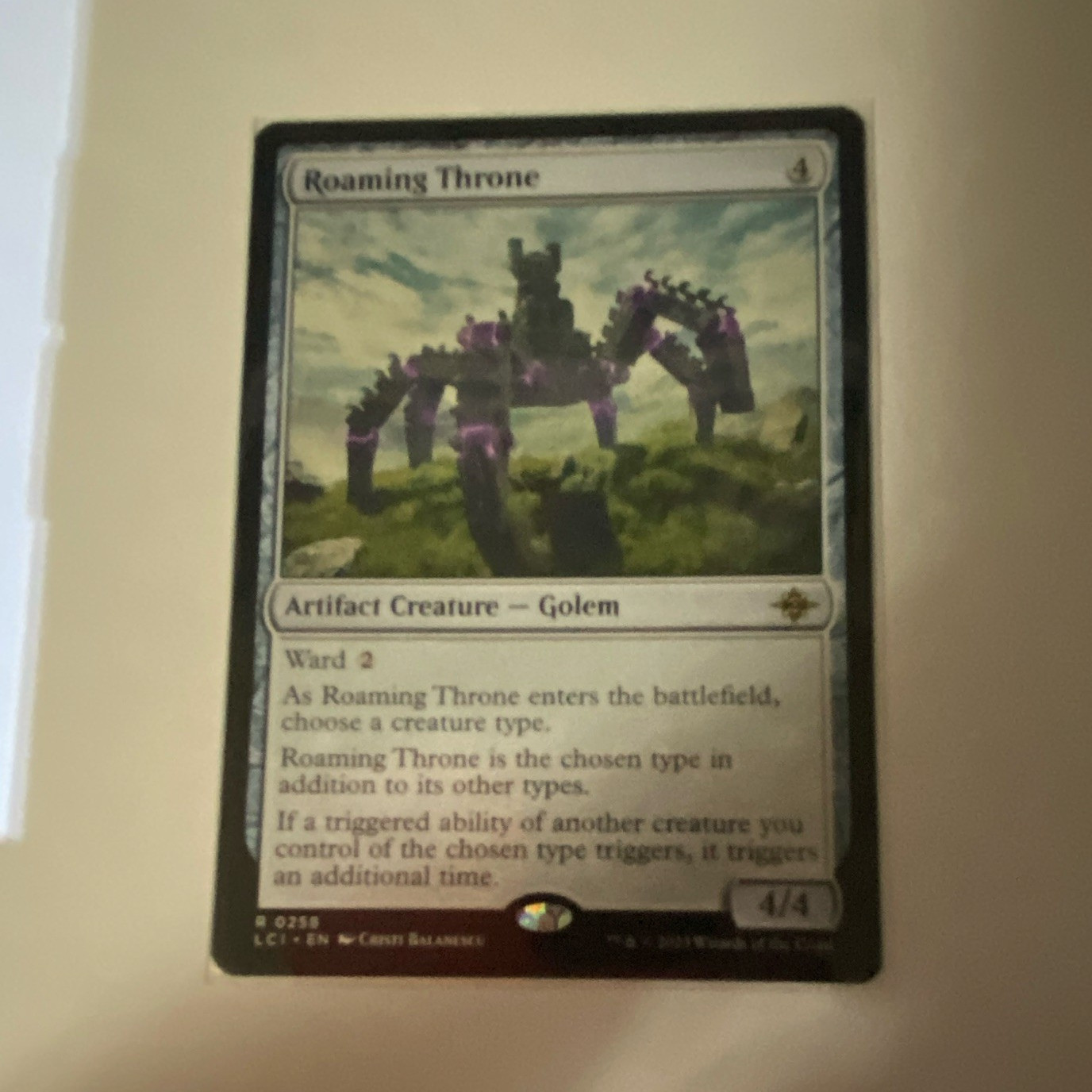 Wizards MTG Roaming Throne #258 Rare Lost Caverns Ixalan LCI Magic NM