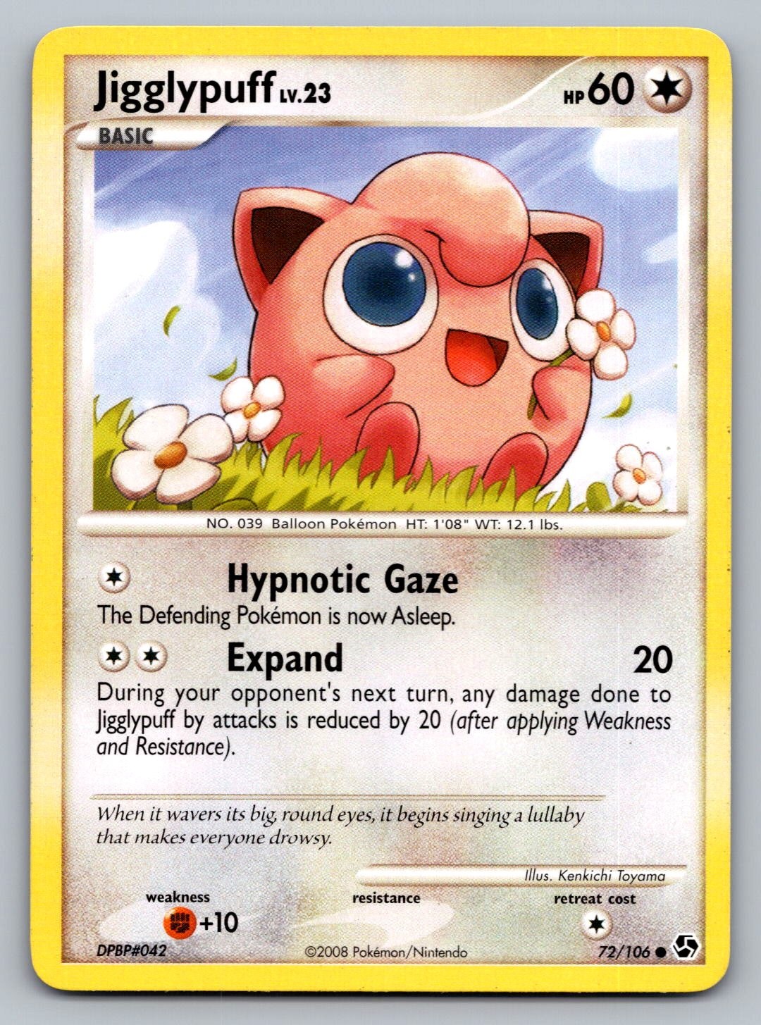 Pokemon TCG Great Encounters Jigglypuff 72/106