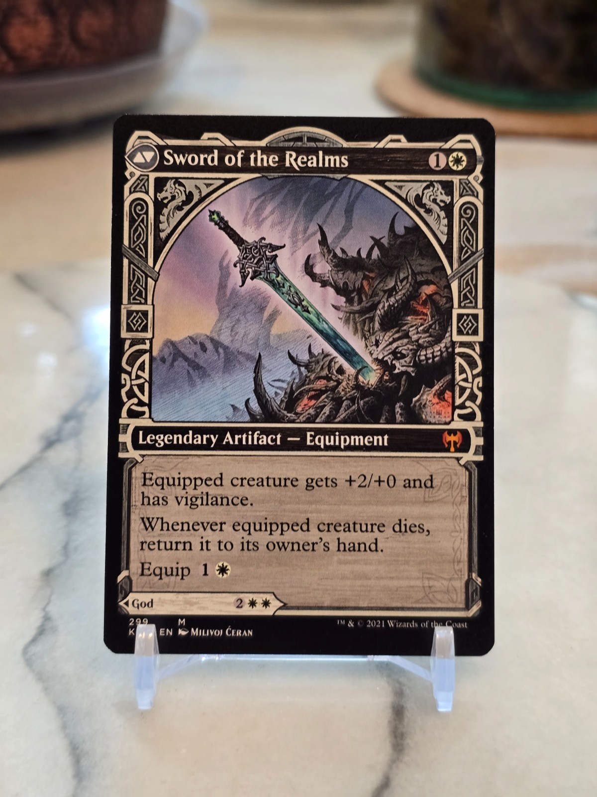 MTG Halvar, God of Battle (Showcase) Kaldheim Regular NM