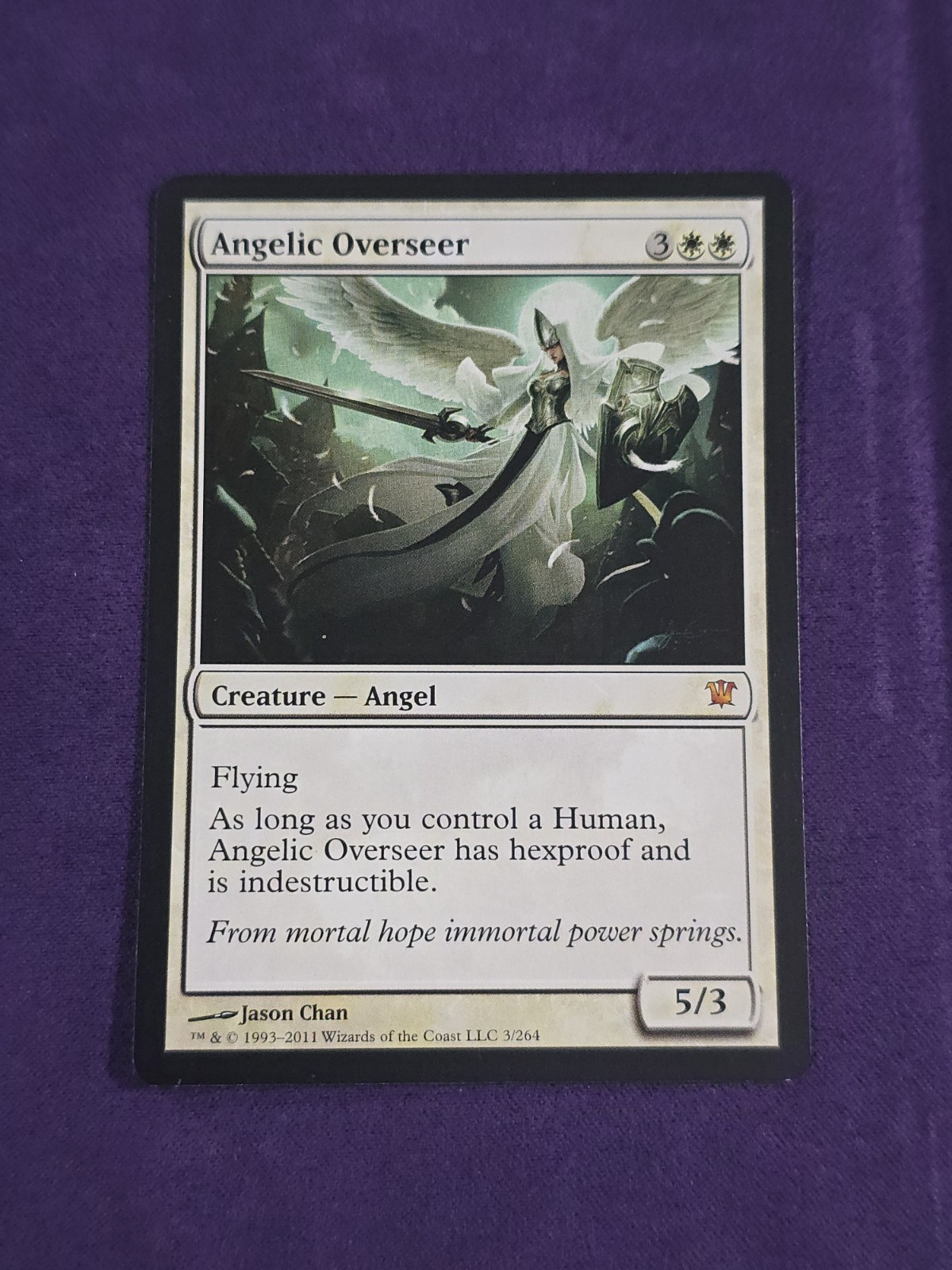 Angelic Overseer Innistrad Regular Magic The Gathering Near Mint