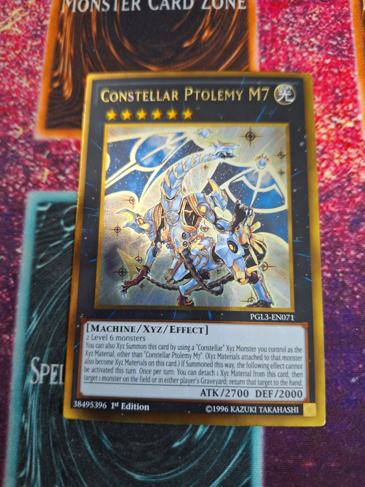 Yu-Gi-Oh! Constellar Ptolemy M7 PGL3-EN071 Gold Rare 1st Edition Near Mint d4/