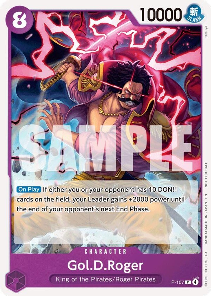 One Piece Card Game Gol.D.Roger (Store Tournament 2025 Vol. 4) Promo P-107 On…