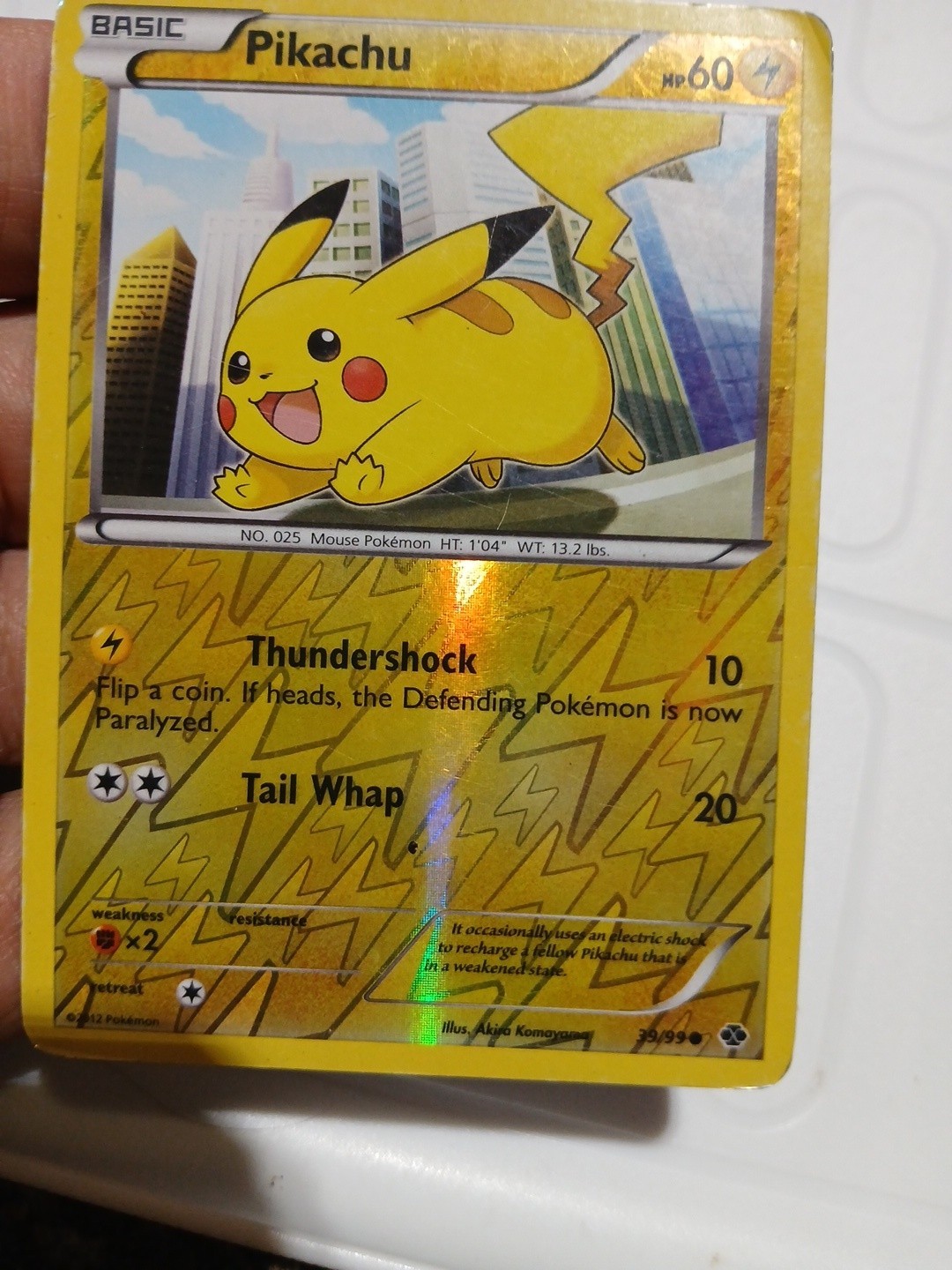 Pikachu – 39/99 – Common Reverse Foil Next Destinies – MP