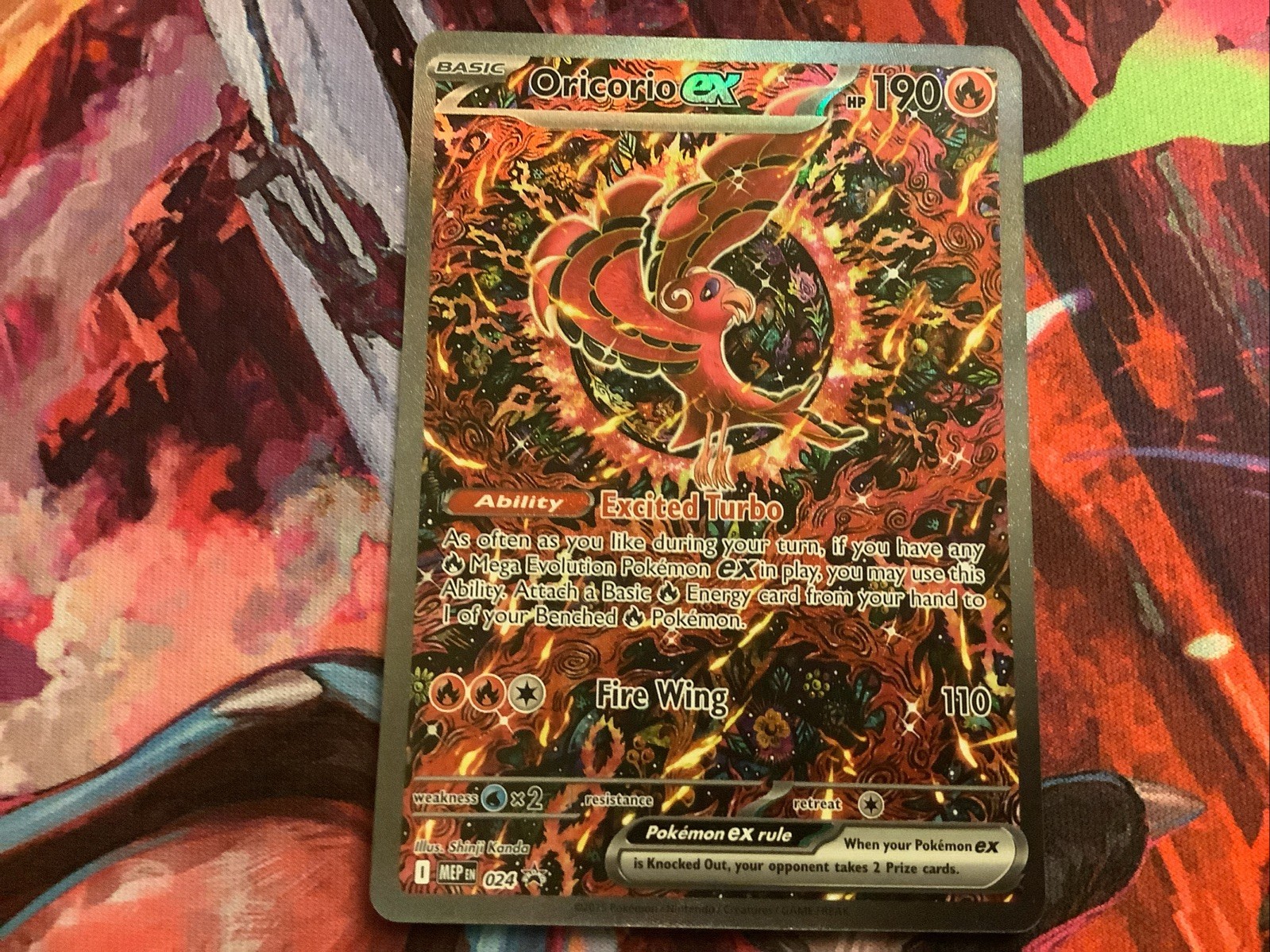 Oricorio ex 024 Me: Mega Evolution Promo Holo