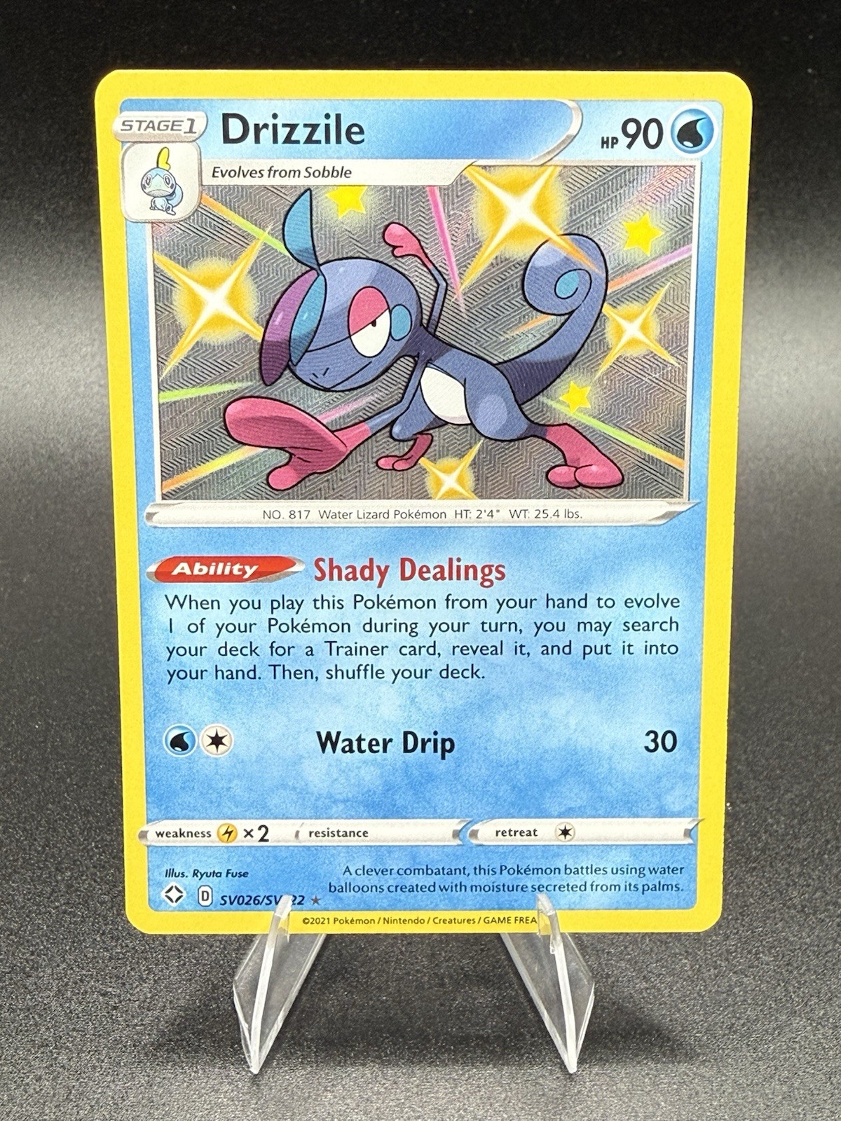 2021 Pokemon TCG – Shining Fates – Drizzile – Holo Rare – #SV026 – NM