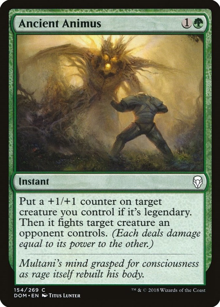 NM – Ancient Animus [DOM – 154] Dominaria