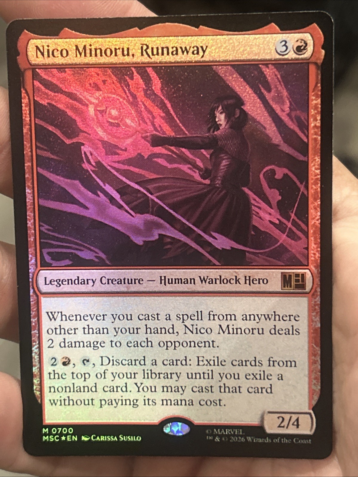 Nico Minoru, Runaway Commander: Marvel Super Heroes Foil