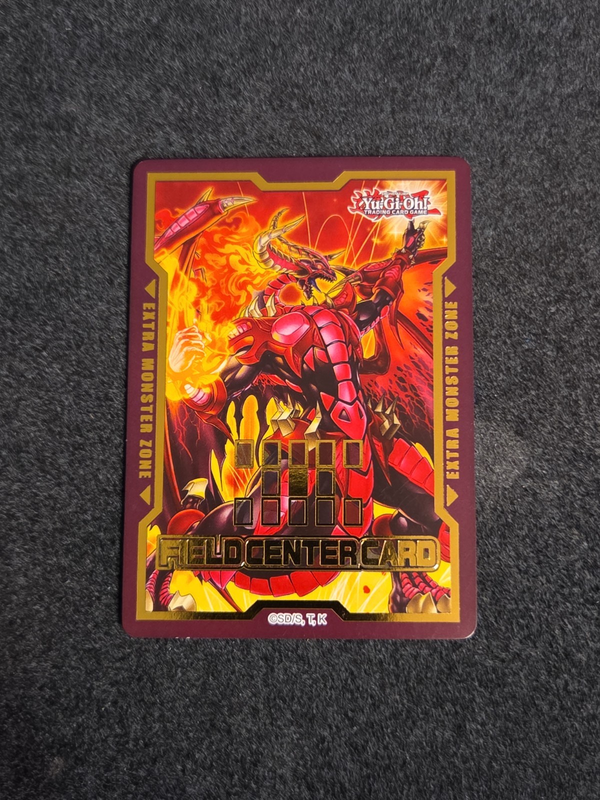 Yu-Gi-Oh! Field Center Card: Blazing Dominion Sneak Peek The Crimson King NM