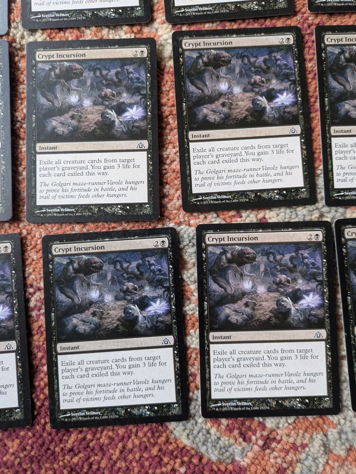 30x Crypt Incursion – DGM (Dragon’s Maze) #23 MTG Magic The Gathering Playset