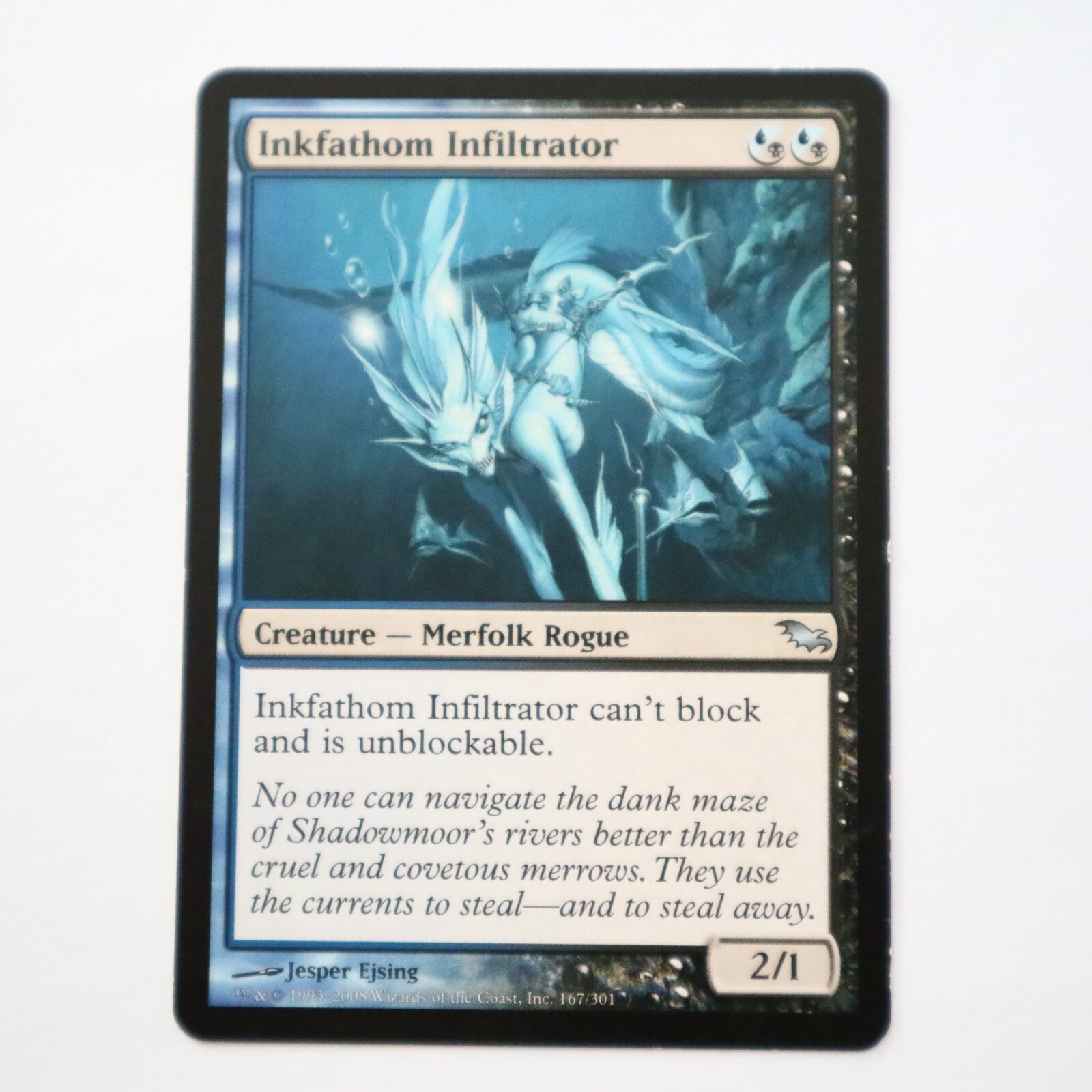 Magic the Gathering MTG – Inkfathom Infiltrator – 167 – Shadowmoor – Merfolk