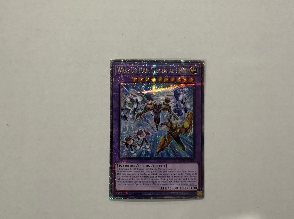 WAKE UP YOUR ELEMENTAL HERO QUARTER CENTURY SECRET RARE MP24-EN018 YUGIOH! NM