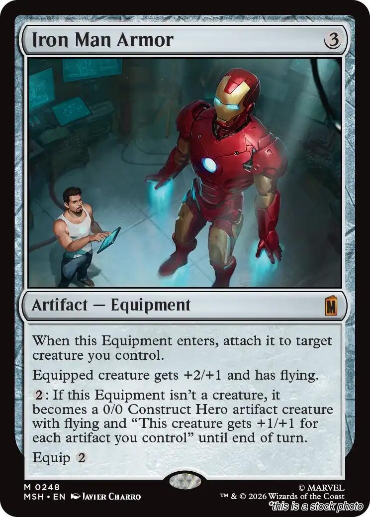 Iron Man Armor Marvel Super Heroes 248 NM Magic MSH