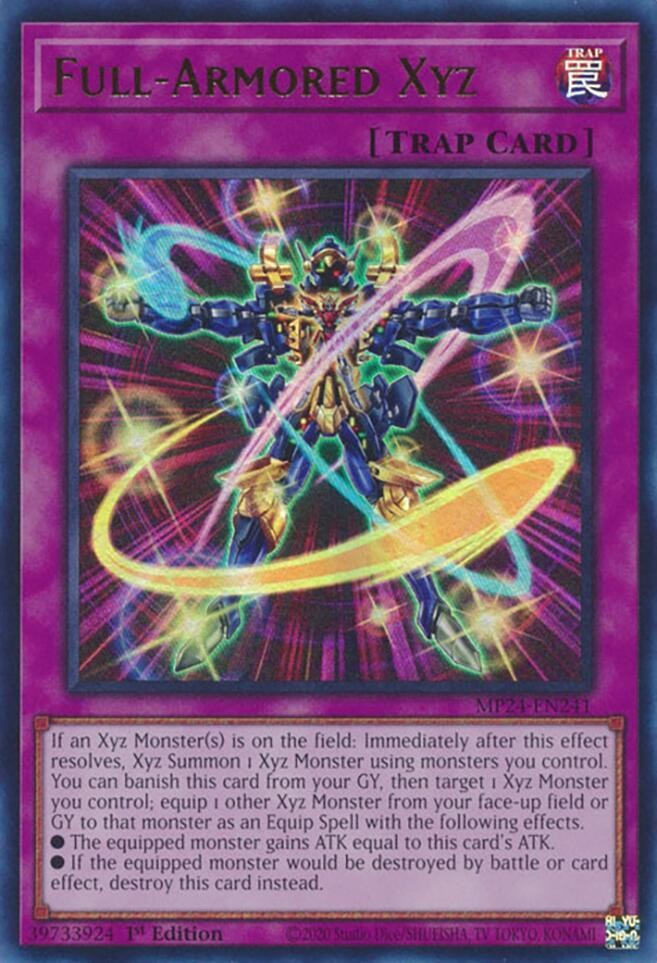 Yugioh Full-Armored Xyz 1st Edition Ultra Rare MP24-EN241 NM