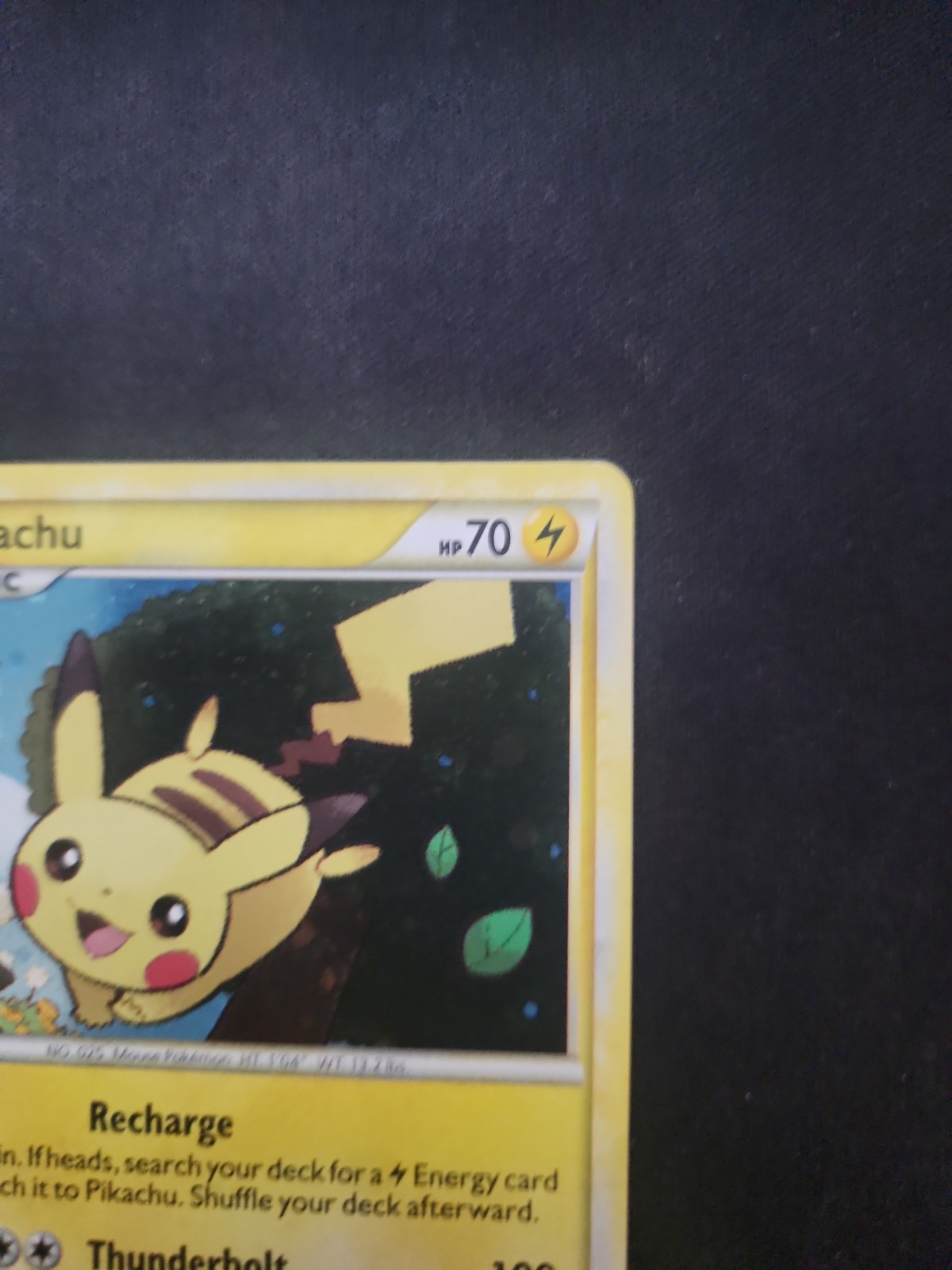 Pokémon Pikachu HGSS03 2010 Holo Promo Basic Card 70HP English