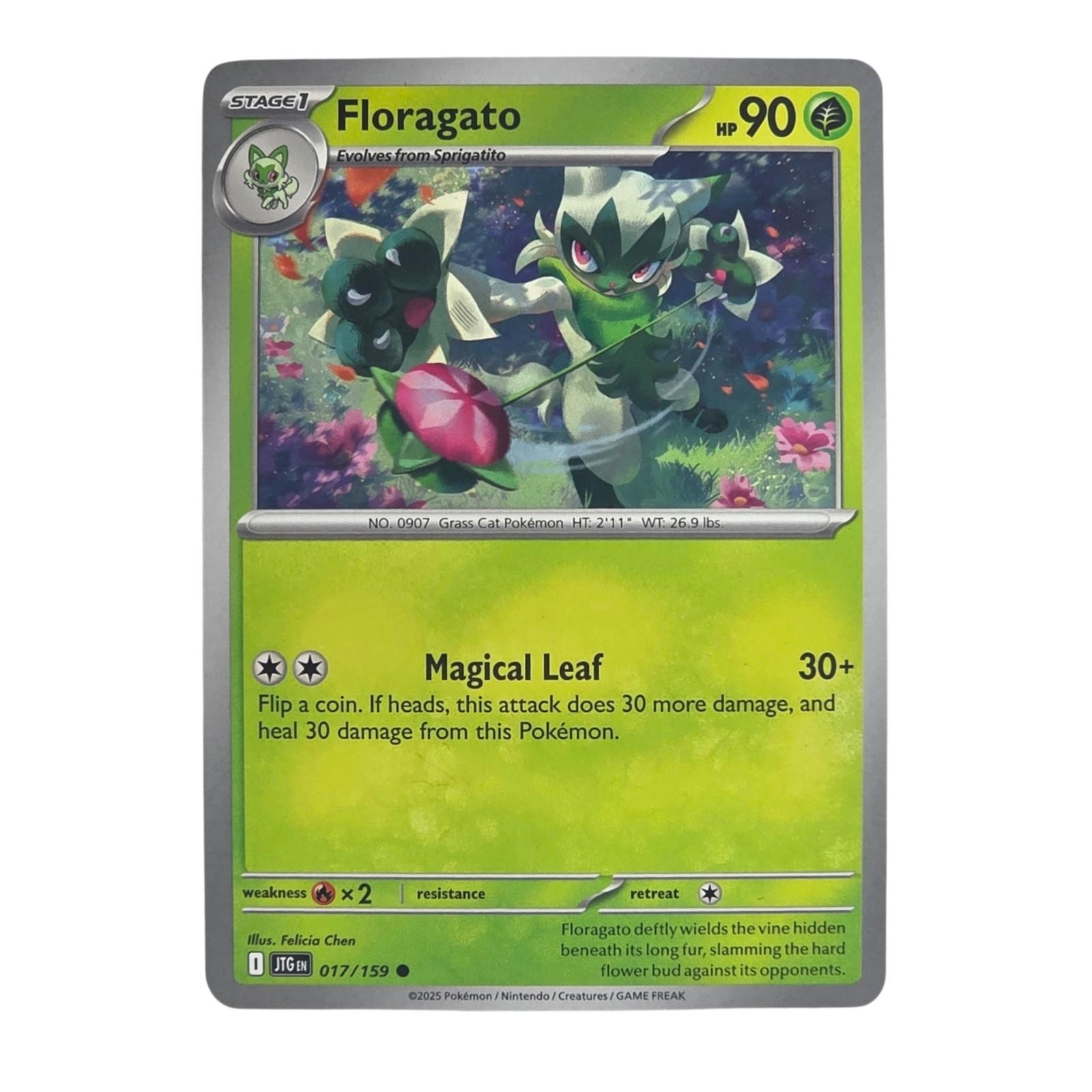 Floragato 017/159 Common Journey Together Pokemon Near Mint
