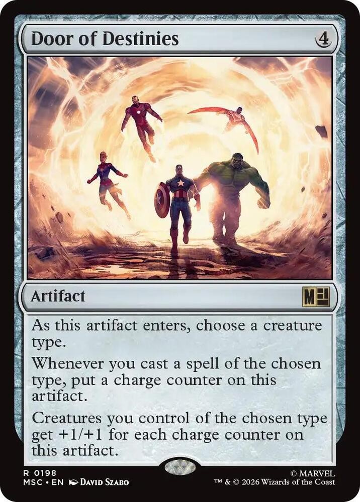 NM Door of Destinies, MTG, Heroes Commander, Magic the Gathering, 198