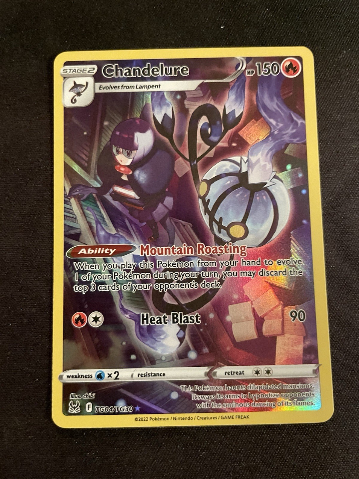 Chandelure TG04/TG30 Swsh11: Lost Origin Trainer Gallery Holo
