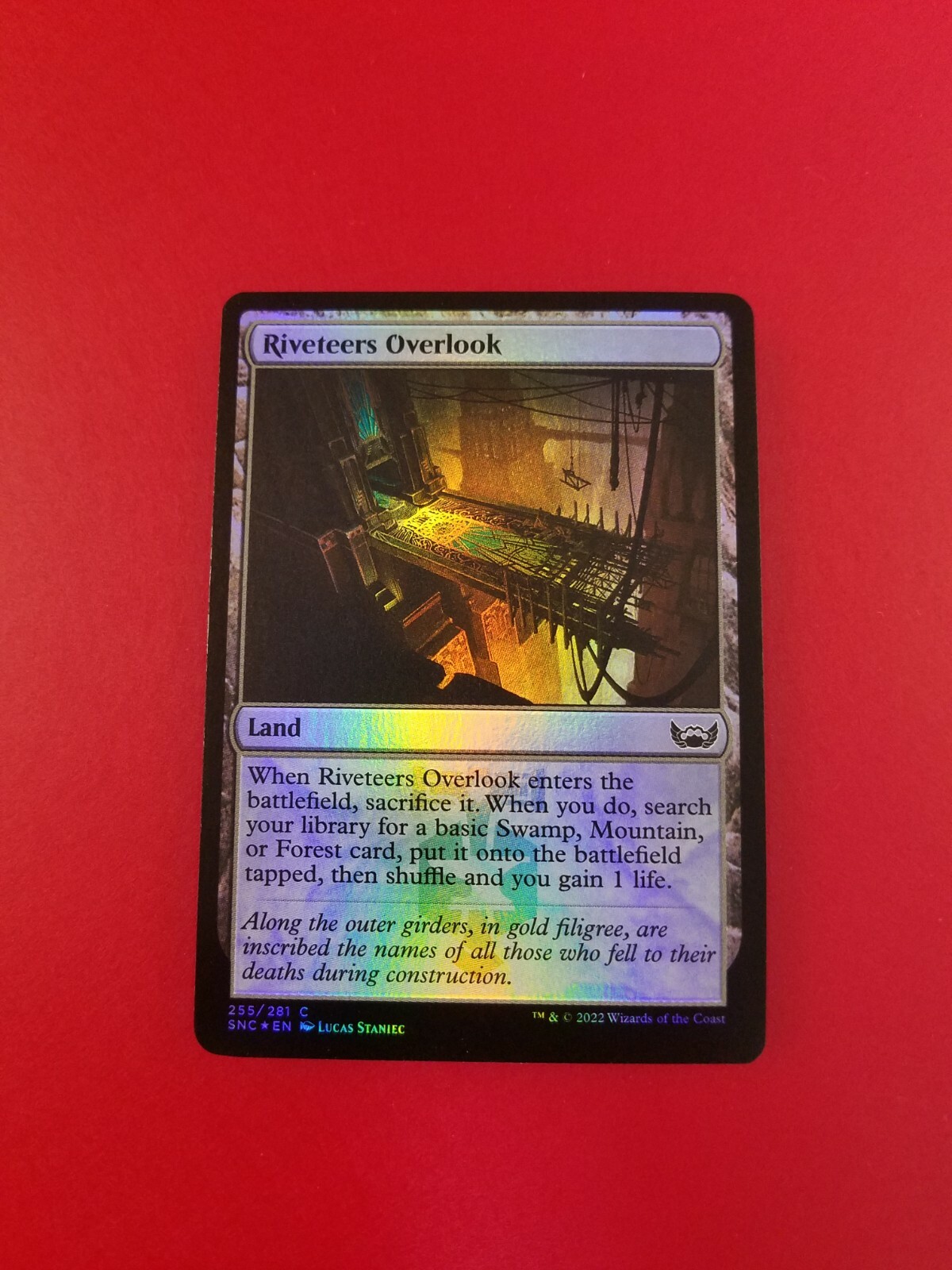 1x Riveteers Overlook | FOIL | Streets of New Capenna | MTG Magic Cards