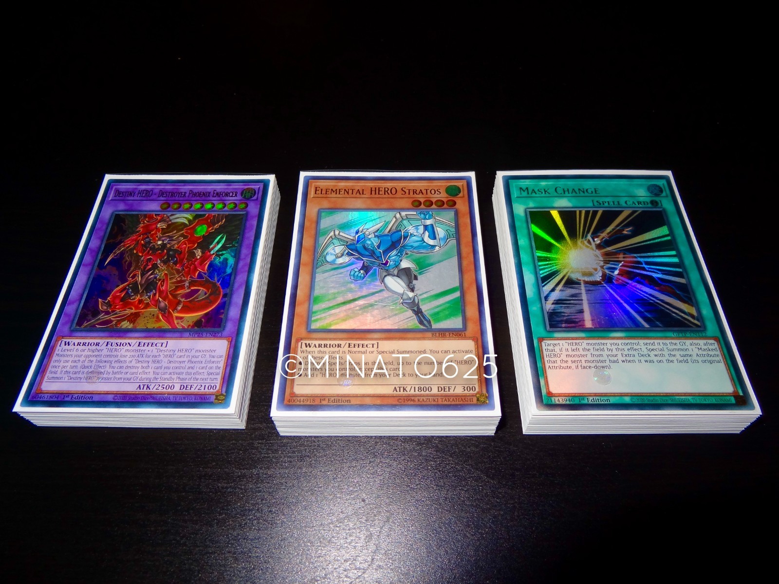 Yugioh Complete Hero Deck! Neos Wingman Stratos Shadow Mist Furnace Crow Ejector