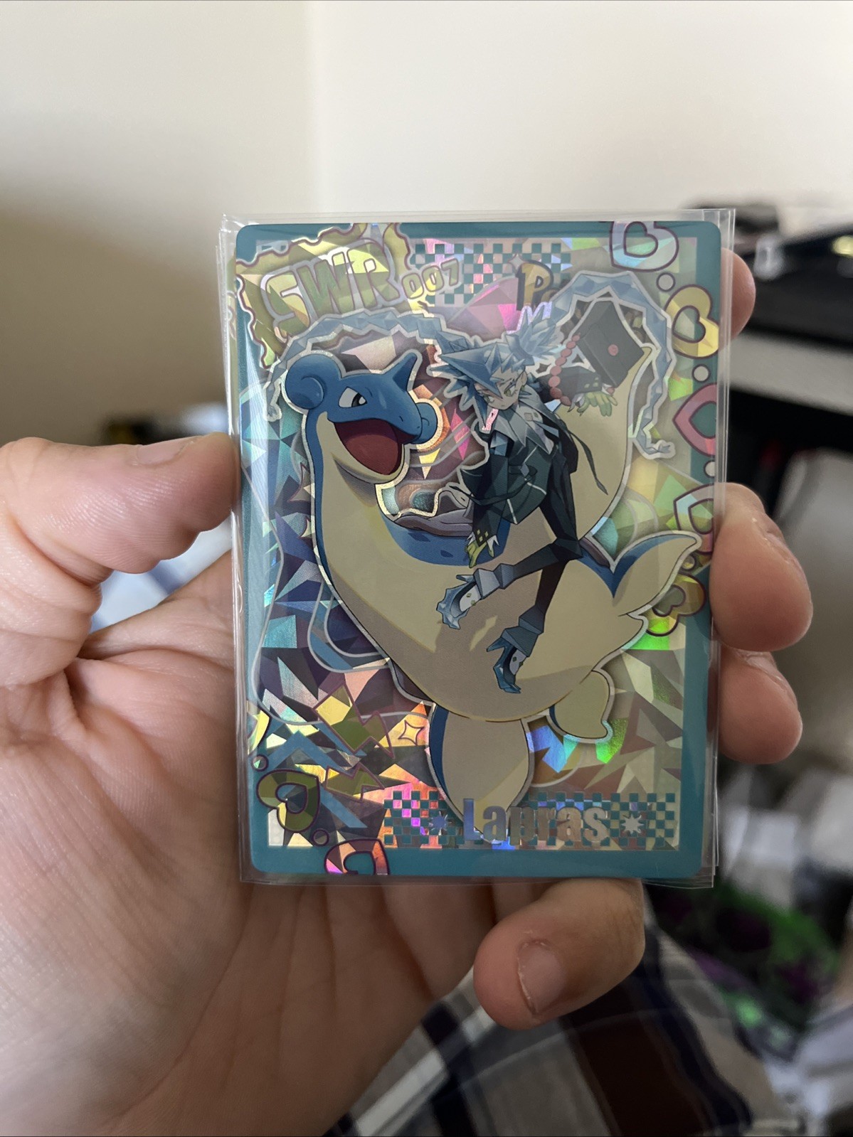 Pokemon non-TCG Chinese Hatsune Linkage Cracked Ice Card Lapras SWR #007