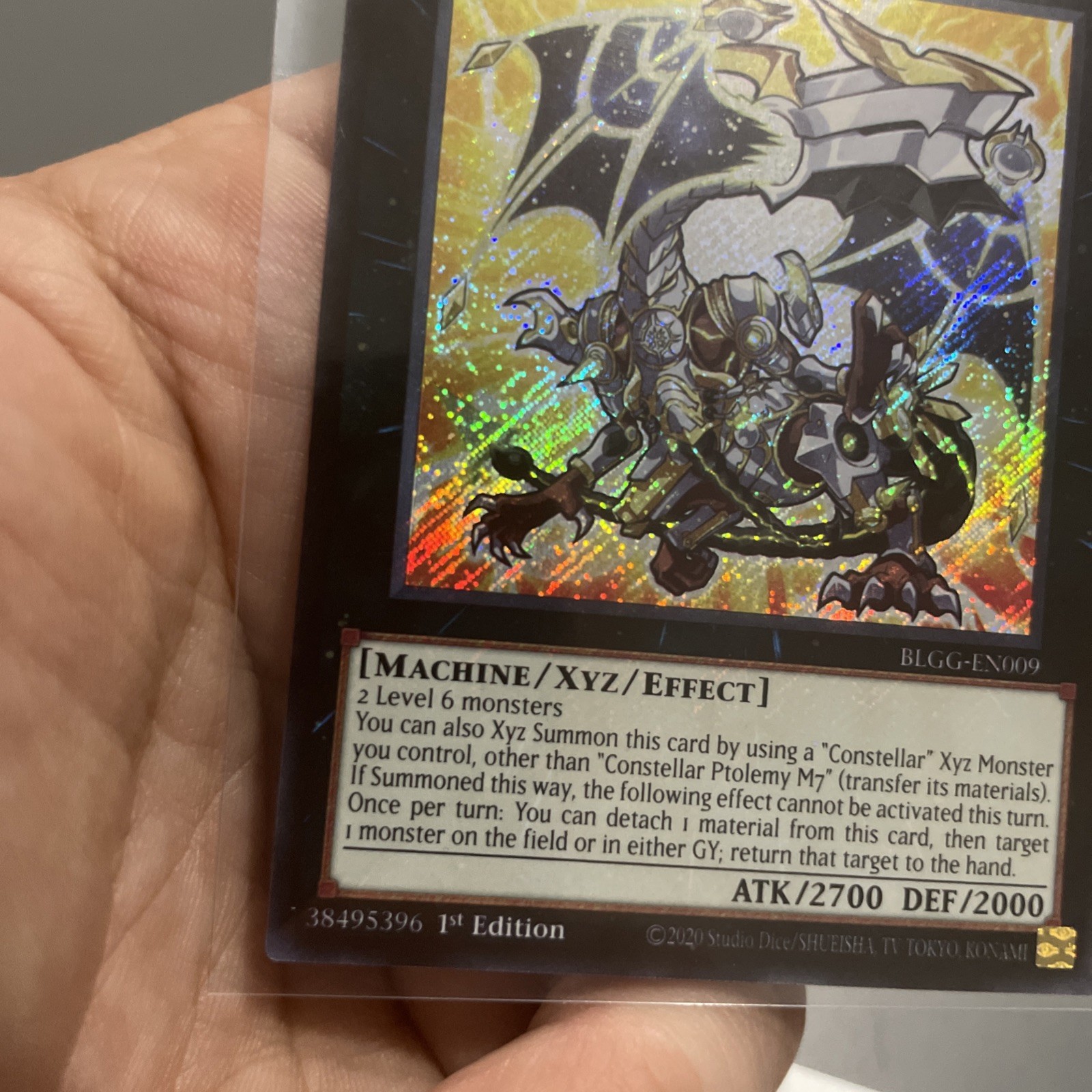 Constellar Ptolemy M7 BLGG-EN009 SECRET RARE NM! FREE SHIPPING! +Bonus Cards!