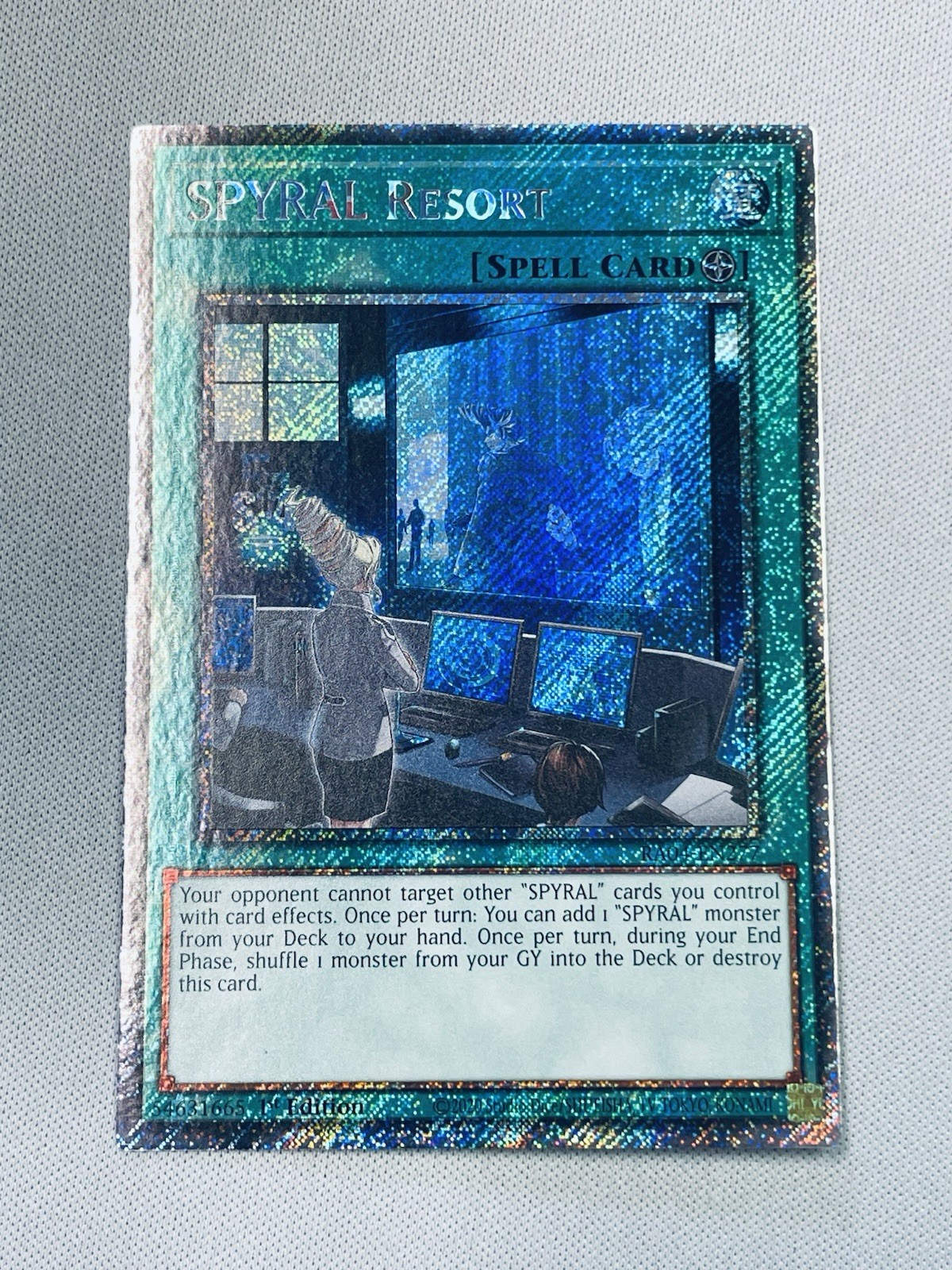 Yugioh! SPYRAL Resort (Platinum Secret Rare) RA04-EN277
