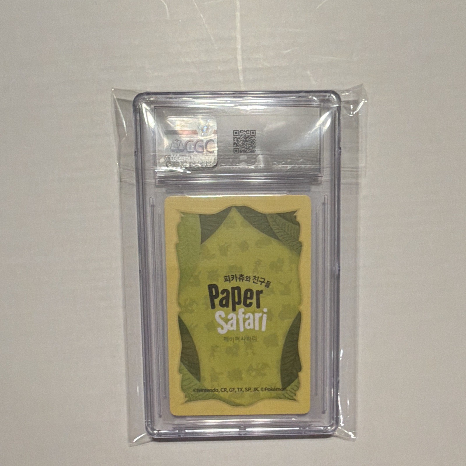 CGC 10 Snorlax Paper Safari 10 Korean 2022 Graded Pokemon TCG Card #10
