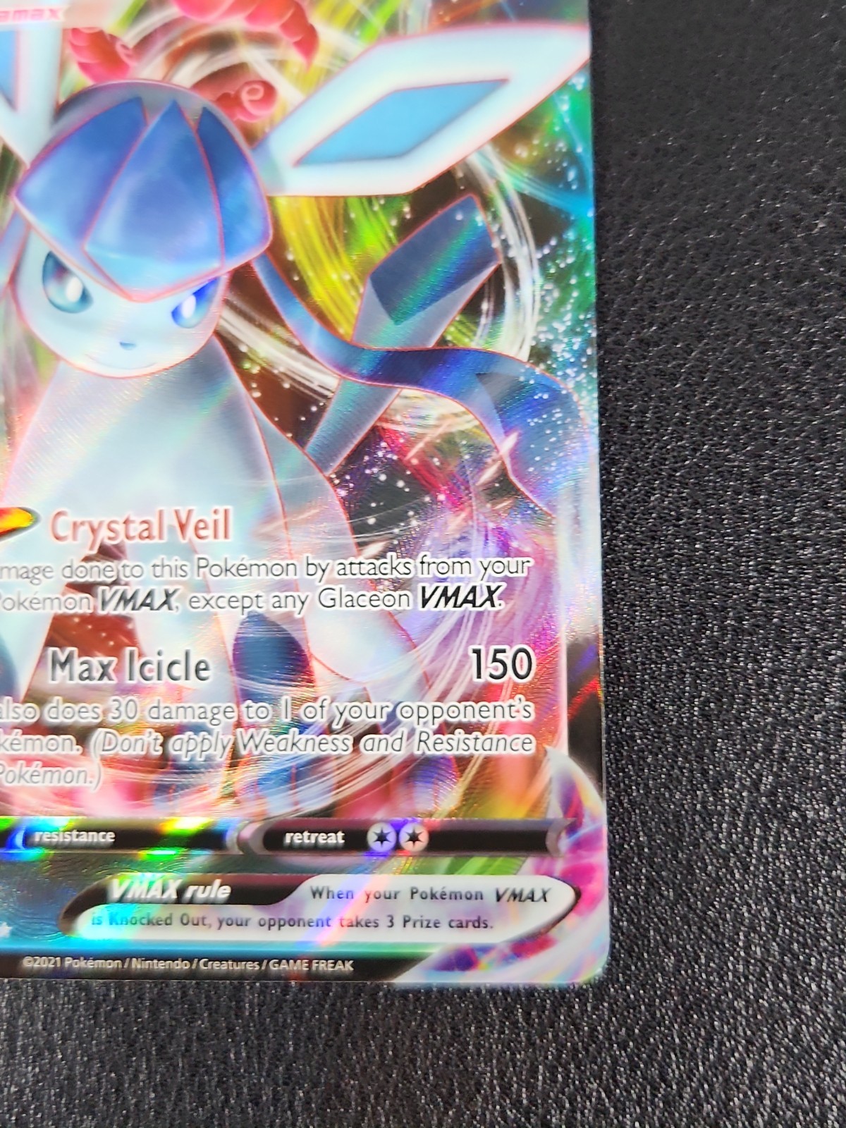 Pokémon TCG Glaceon VMAX Evolving Skies 041/203 Holo Ultra Rare