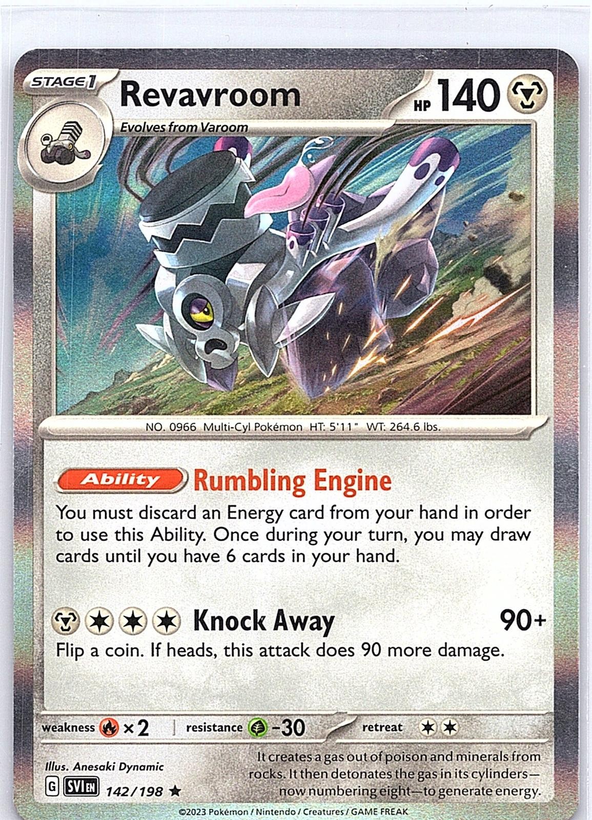 REVAVROOM 142/198 SCARLET & VIOLET HOLO SVI POKEMON TCG CARD