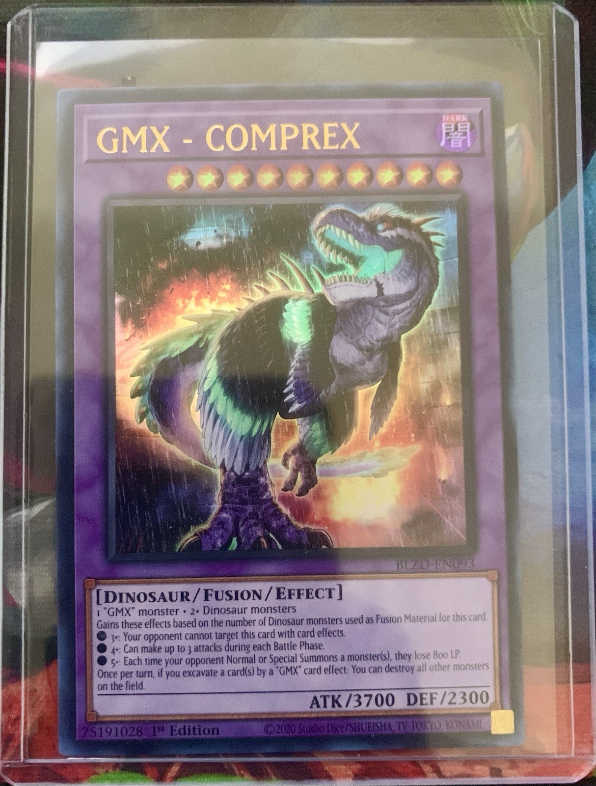 Yu-Gi-Oh! TCG – GMX – COMPREX BLZD-EN093 Blazing Dominion Ultra Rare 1st Ed