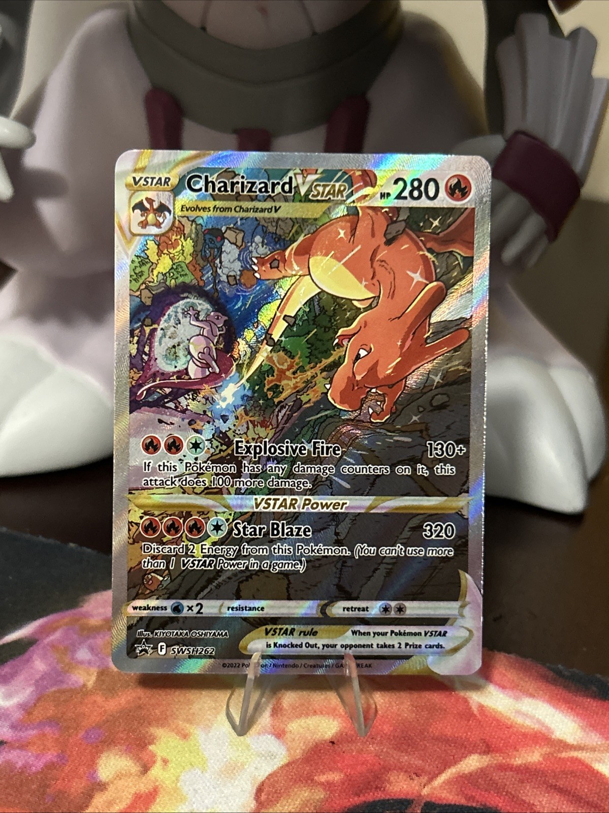 Pokémon Sword & Shield Charizard VSTAR SWSH262 Promo Holo Full Art 280 HP NM