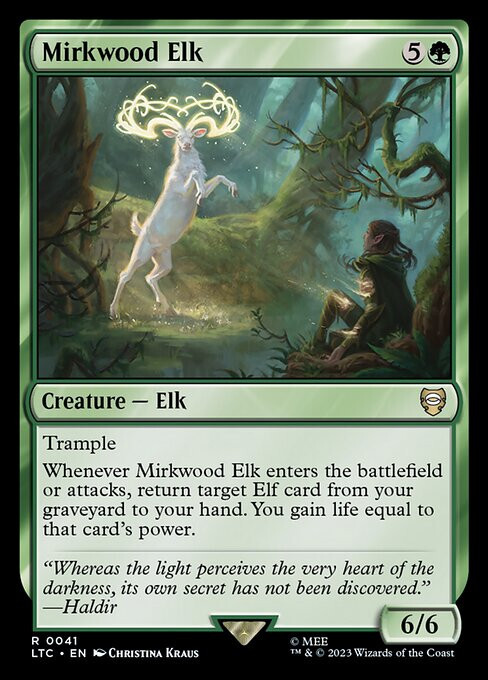 NM Mirkwood Elk, MTG, Lord of the Rings, Magic the Gathering, 41