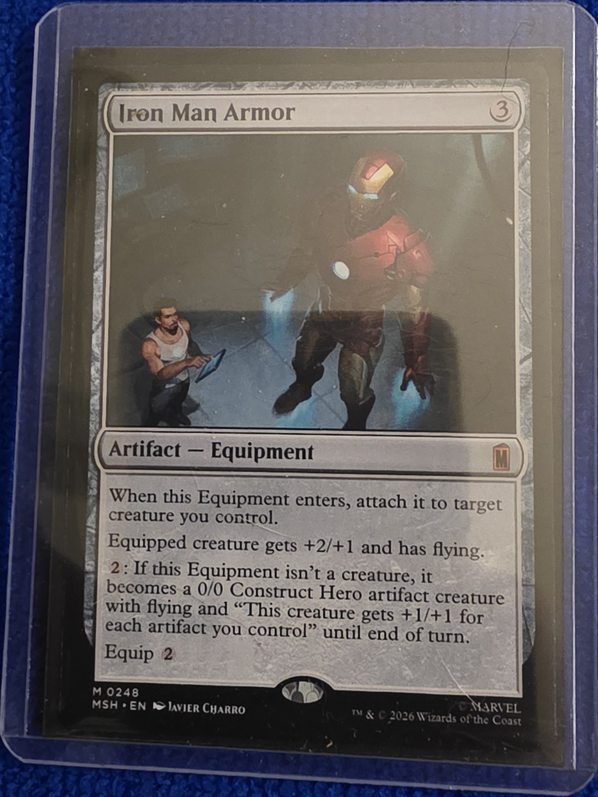 Iron Man Armor (Extended Art) – Marvel Super Heroes MTG Regular