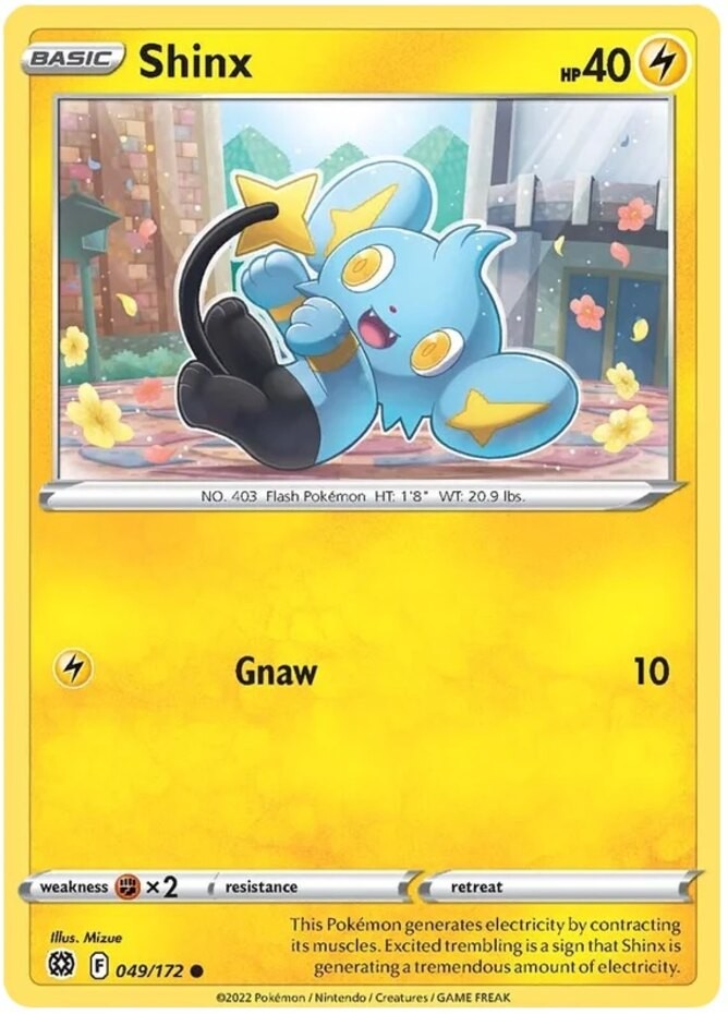 Shinx – 049/172 – Common – Lightly Played – Sword & Shield – Brilliant Stars