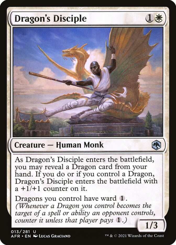 Dragon’s Disciple (013) Adventures in the Forgotten Realms AFR MTG Magic